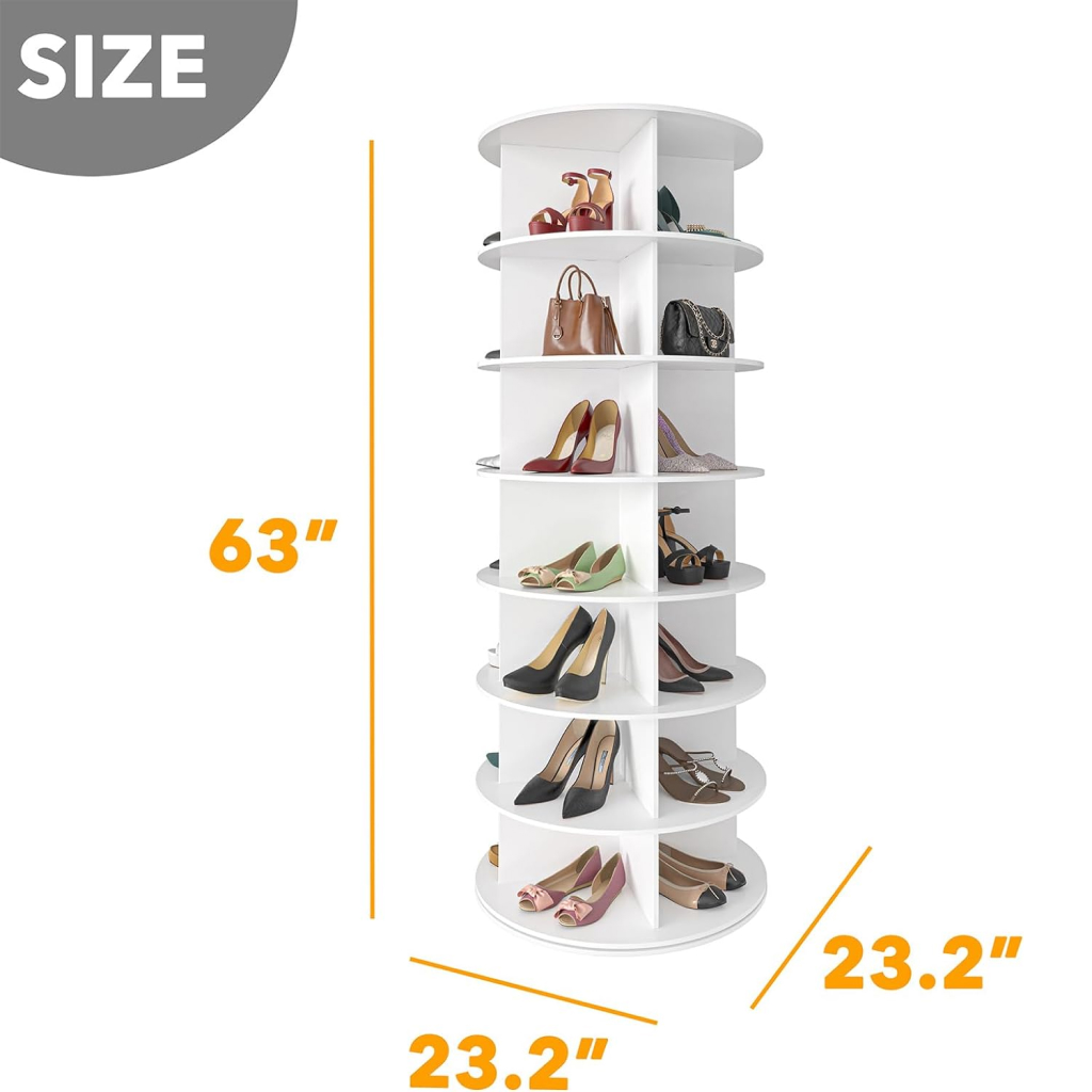 360° Rotating Shoe Rack Tower Home Decor New Arrivals  
