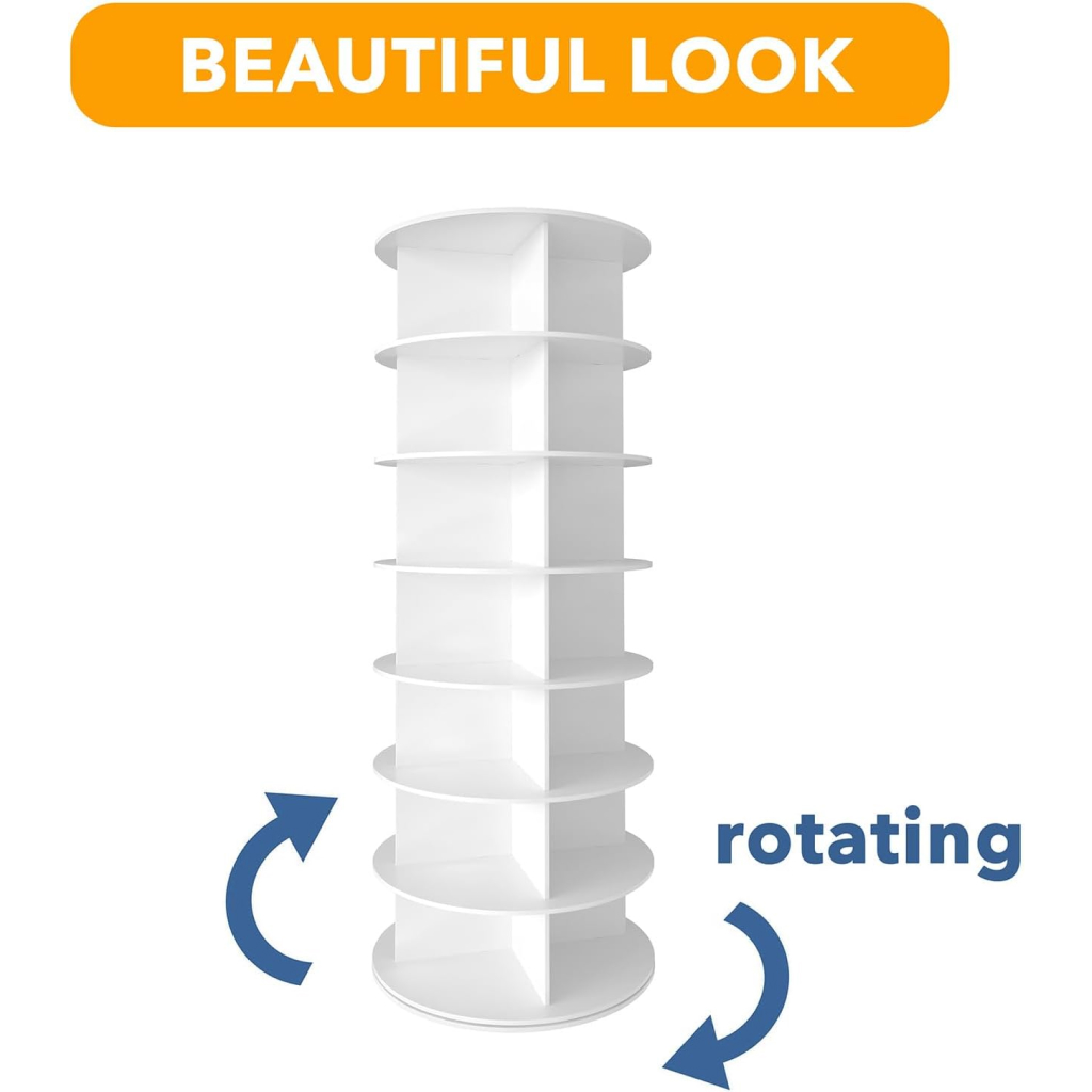 360° Rotating Shoe Rack Tower Home Decor New Arrivals  