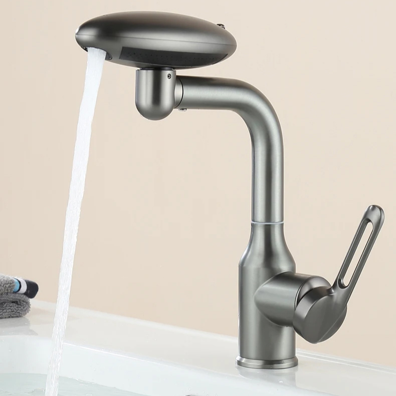 360° Swivel Stainless Steel Faucet for Bathroom Sink Home Decor Color : Gold|Black|Silver 