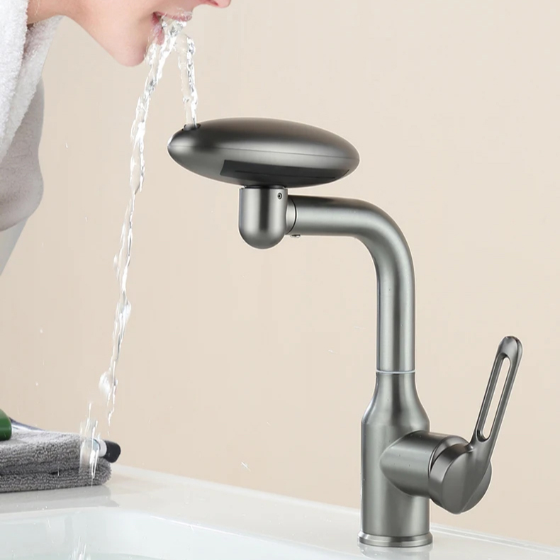 360° Swivel Stainless Steel Faucet for Bathroom Sink Home Decor Color : Gold|Black|Silver 
