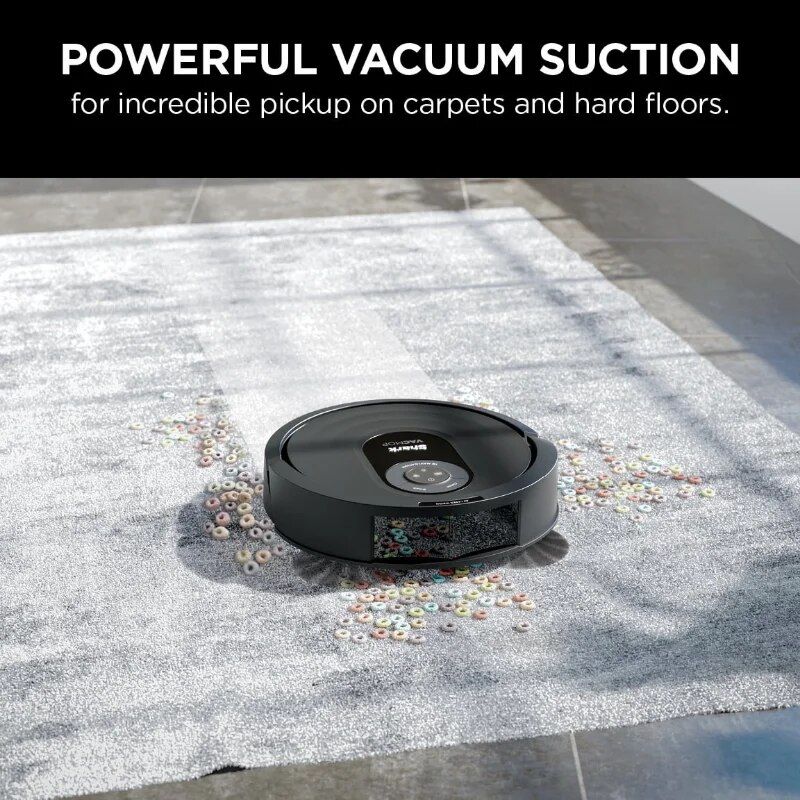 AI-Powered Robot Vacuum and Mop with LIDAR Navigation & Sonic Scrubbing Household Supplies Color : Black 