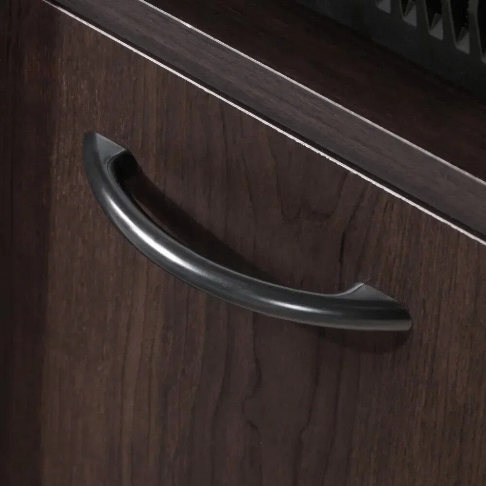 Cinnamon Cherry Finish Computer Desk with Storage Home Office Color : Cinnamon Cherry 