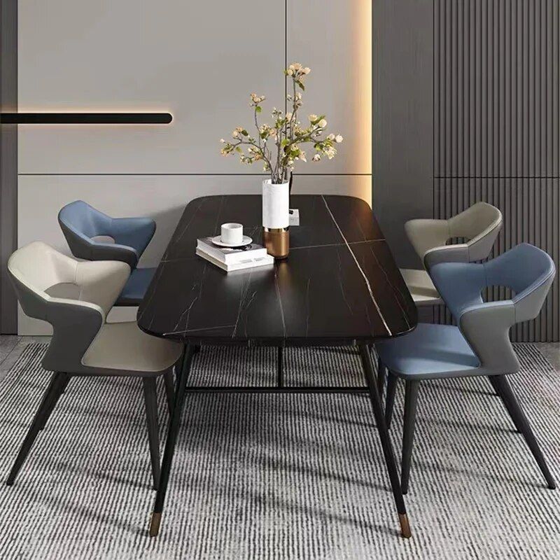 Elegant Modern Acrylic Arm Dining Chair with PU Leather - Ideal for Office, Kitchen, and Events Kitchen & Dining Style : Nappa|Technology cloth|Nappa|Nappa|Nappa|Technology cloth|Technology cloth|Technology cloth 