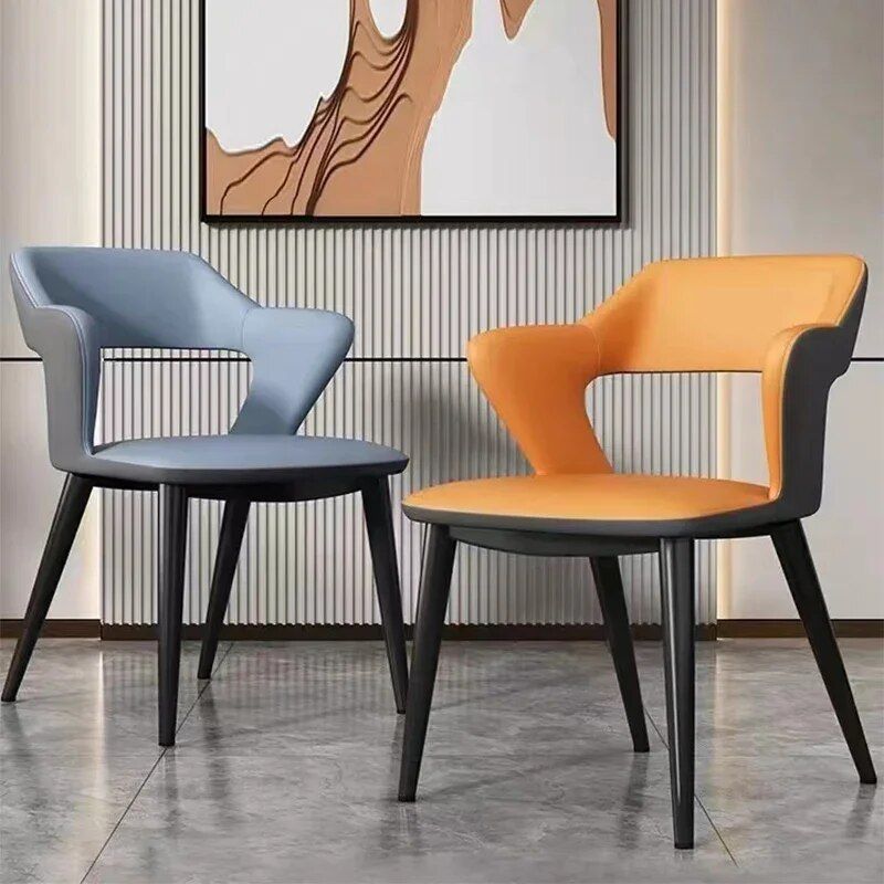 Elegant Modern Acrylic Arm Dining Chair with PU Leather - Ideal for Office, Kitchen, and Events Kitchen & Dining Style : Nappa|Technology cloth|Nappa|Nappa|Nappa|Technology cloth|Technology cloth|Technology cloth 