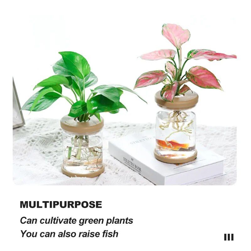 Mini Hydroponic Flower Pot Home Vase Decor Garden Supplies Type : Type 1|Type 2|Type 3 