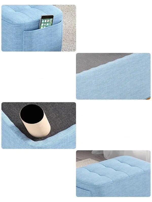 Modern Minimalist Wooden Ottoman & Stool Home Decor Color : 25cm Light Blue|35cm Light Blue|25cm Orange|35cm Orange|25cm Magenta|35cm Magenta|25cm White|35cm White|25cm Blue|35cm Blue|25cm Green|35cm Green|25cm Purple|35cm Purple|25cm Mint|35cm Mint 