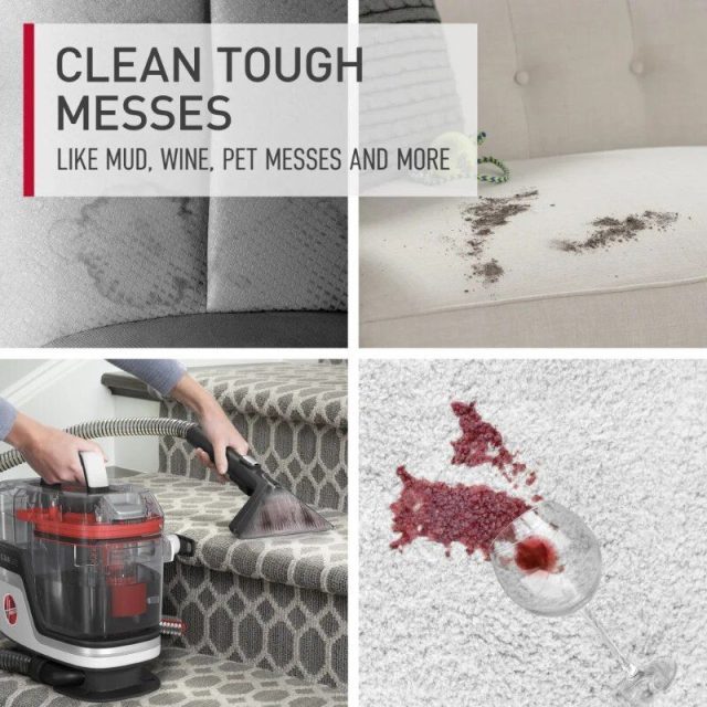 Portable Carpet and Upholstery Pet Spot Cleaner for Quick and Efficient Cleaning Household Supplies