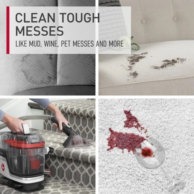 Portable Carpet and Upholstery Pet Spot Cleaner for Quick and Efficient Cleaning Household Supplies  
