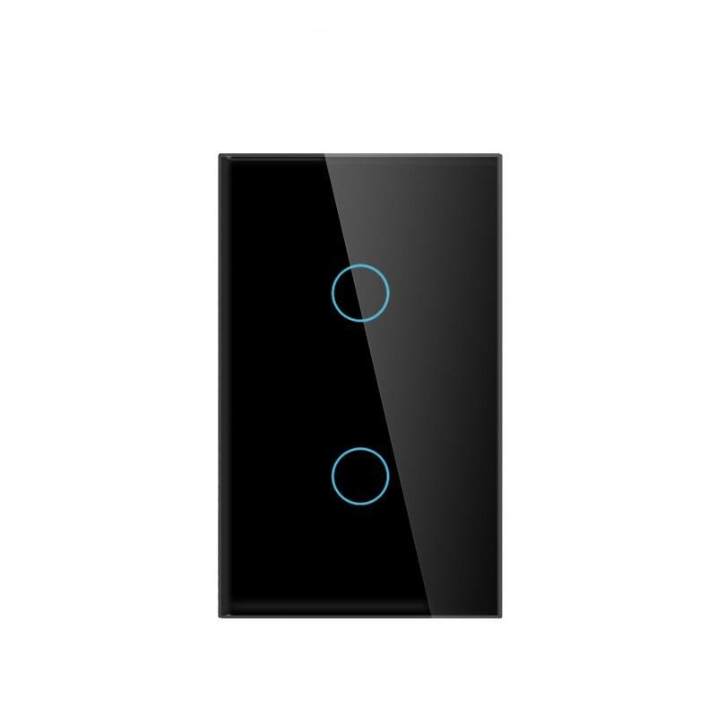 Wi-Fi Smart Touch Light Switch Household Supplies Color: Black 