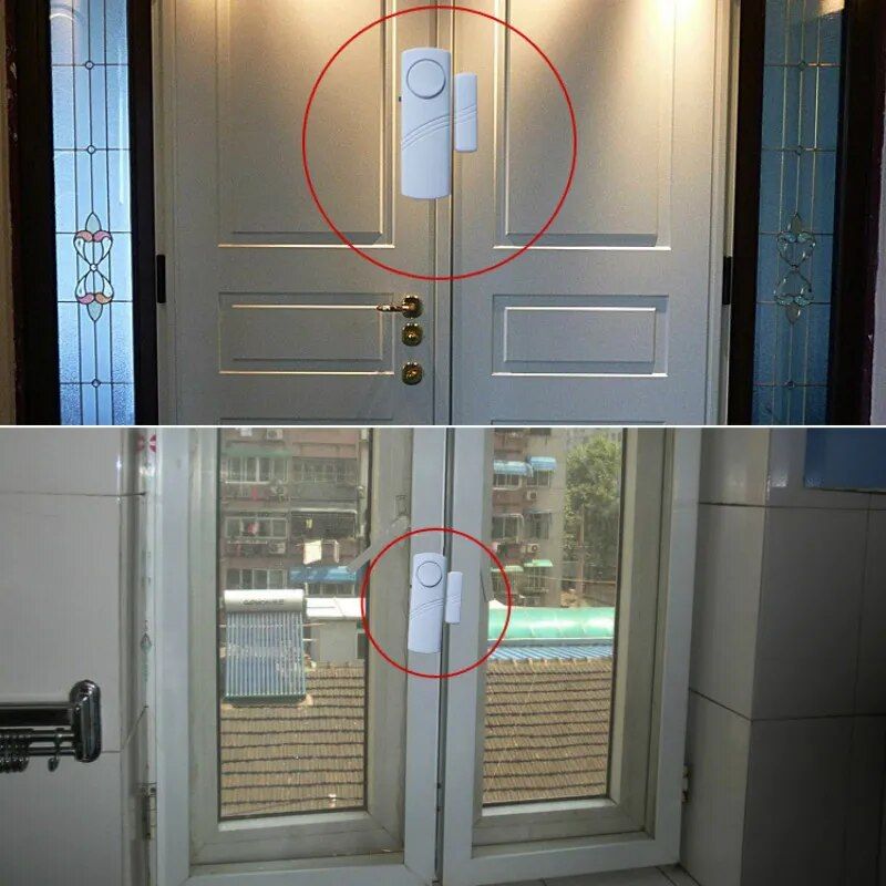Wireless Door/Window Alarm System for Enhanced Home Security Household Supplies  