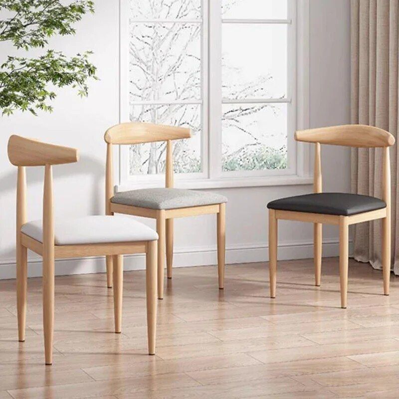 Mid Century Modern Metal Dining Chair: Elegant & Ergonomic Design Kitchen & Dining Style : 01|02|03|04|05|06|07 